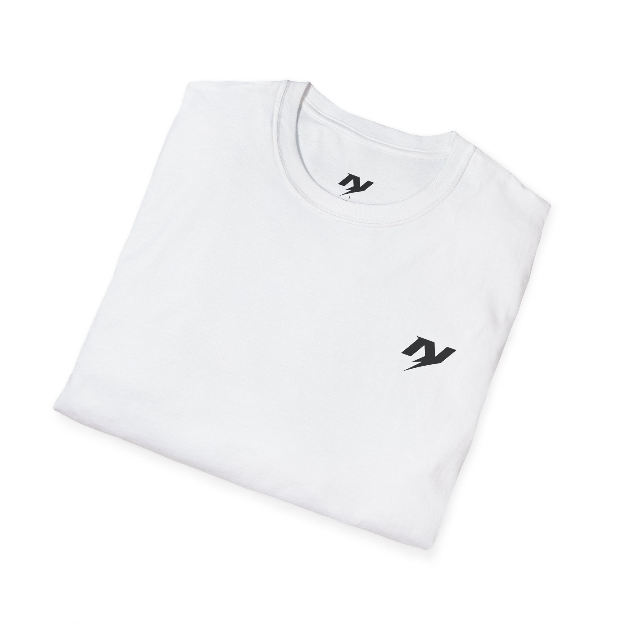 Black Rose Graphic T-Shirt — Gothic Floral Tee with Red Ink Splash