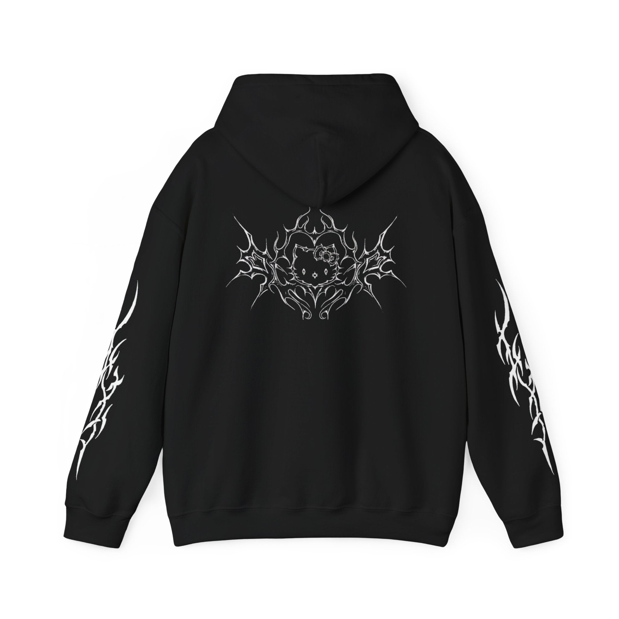 Sweet Chaos Kitty Hoodie — Cute Meets Dark